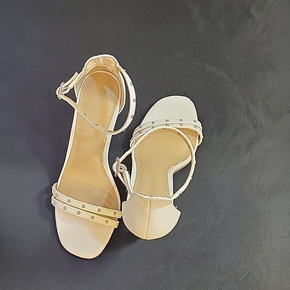 A.NEW DAY SQUARE TOE ADJUSTABLE BUCKLE ANKLE STRAP SANDAL - Picture 5 of 12